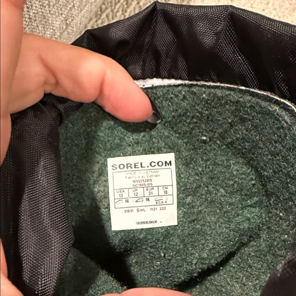 Sorel Black and Red Winter Boots - Picture 2 of 5